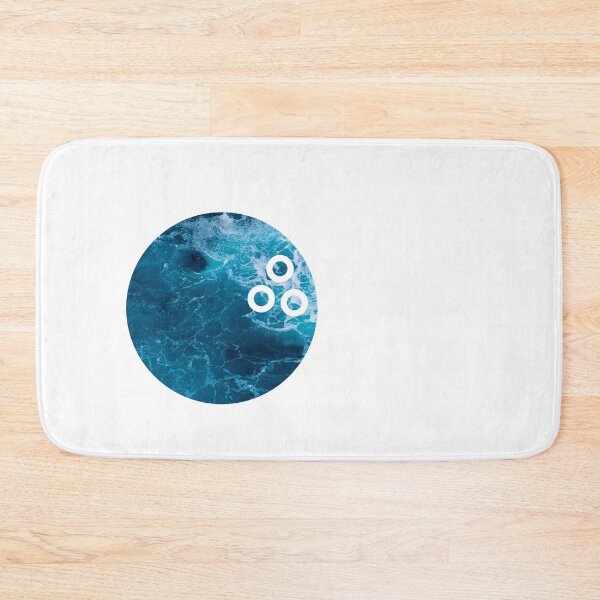 Item preview, Ocean bowling sticker ocean sport bowling watercolor sea wave sticker designed and sold by Yenon.