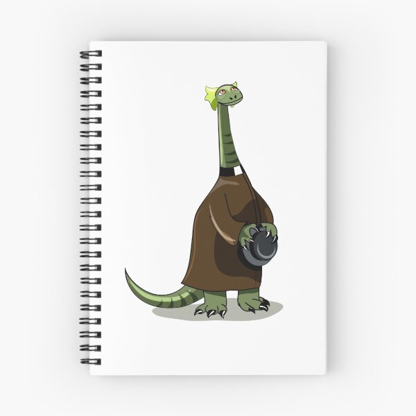 Item preview, Illustration of a Plateosaurus dressed as a priest. designed and sold by StocktrekImages.