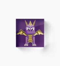 Spyro vector character fanart Acrylic Block