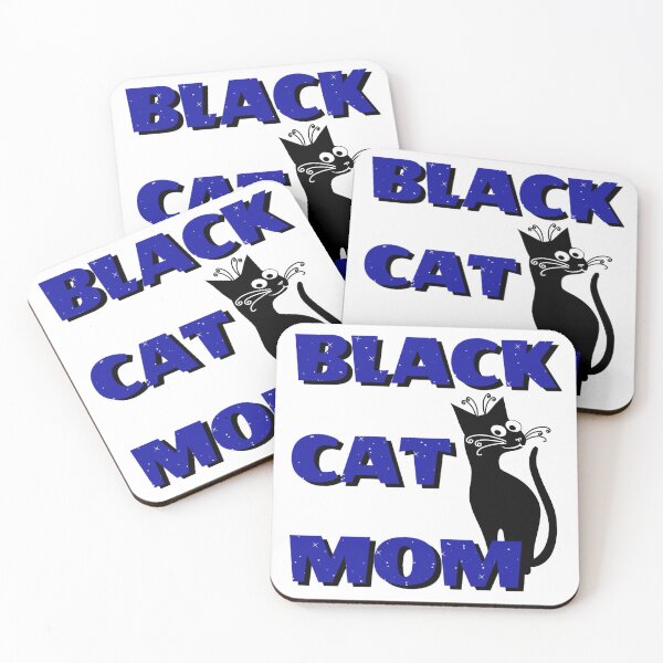 Item preview, Black Cat Mom designed and sold by TheButtonCrew.