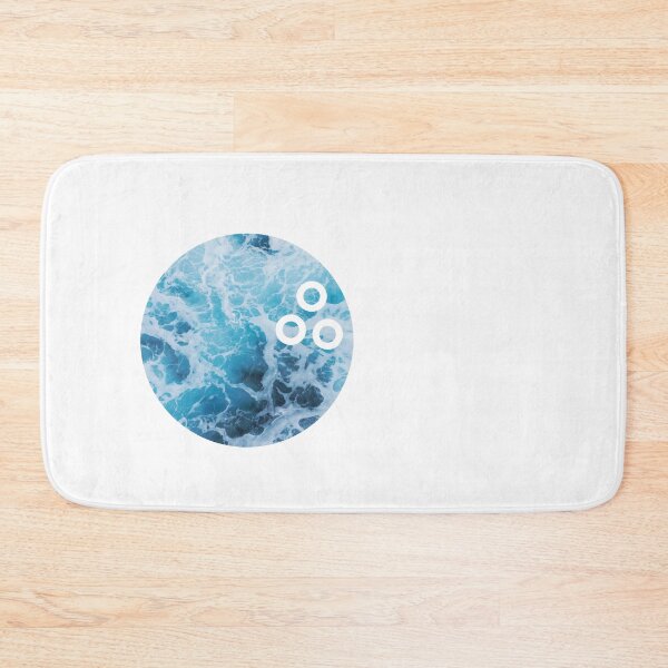 Item preview, Ocean football sticker ocean sport bowling watercolor sea wave sticker designed and sold by Yenon.
