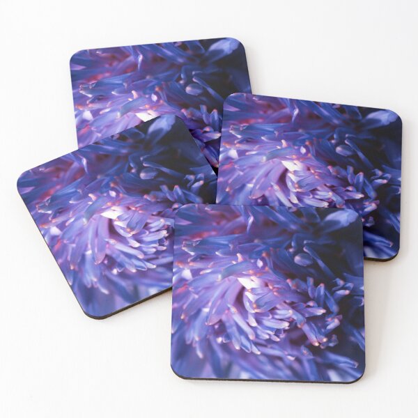 Item preview, Macro messy and beautiful closeup of the chrysanthemum or aster bud and petals of the flower. designed and sold by FENIO.