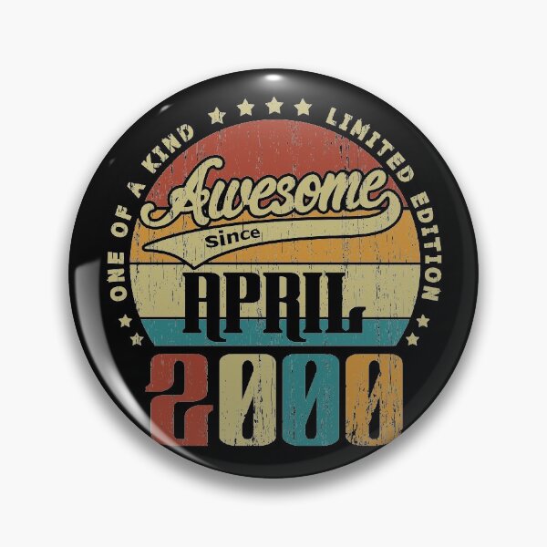 Item preview, Vintage April 2000 One Of A Kind Awesome Since April 2000 21st Birthday Gift 21 Years Old designed and sold by Takatv.