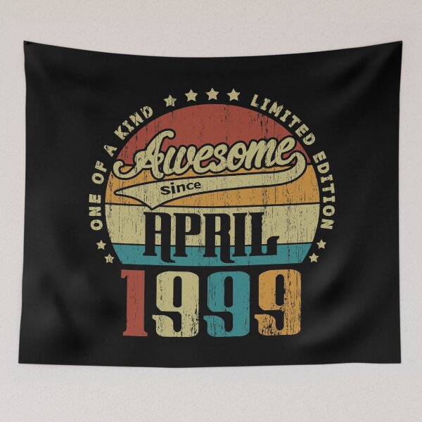 Item preview, Vintage April 1999 One Of A Kind Awesome Since April 1999 22nd Birthday Gift 22 Years Old designed and sold by Takatv.