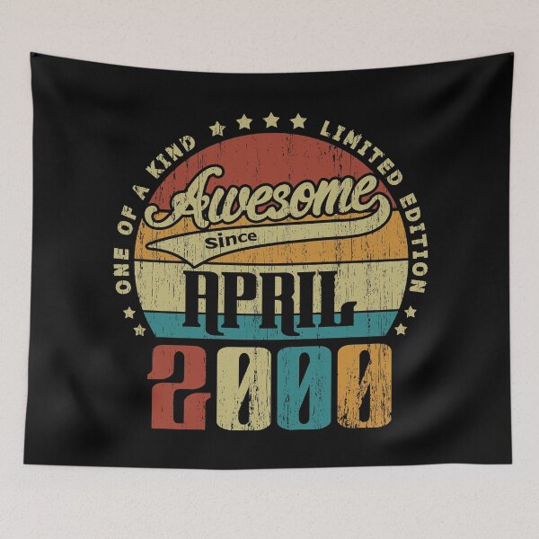 Item preview, Vintage abril de 2000 único en su clase impresionante desde abril de 2000 regalo de cumpleaños número 21 21 años designed and sold by Takatv.