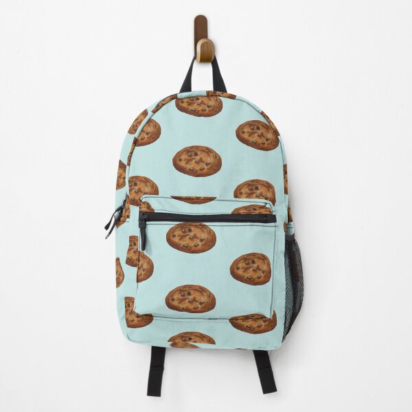 Item preview, Chocolate chip cookie watercolour illustration (blue colour background) designed and sold by tifft.