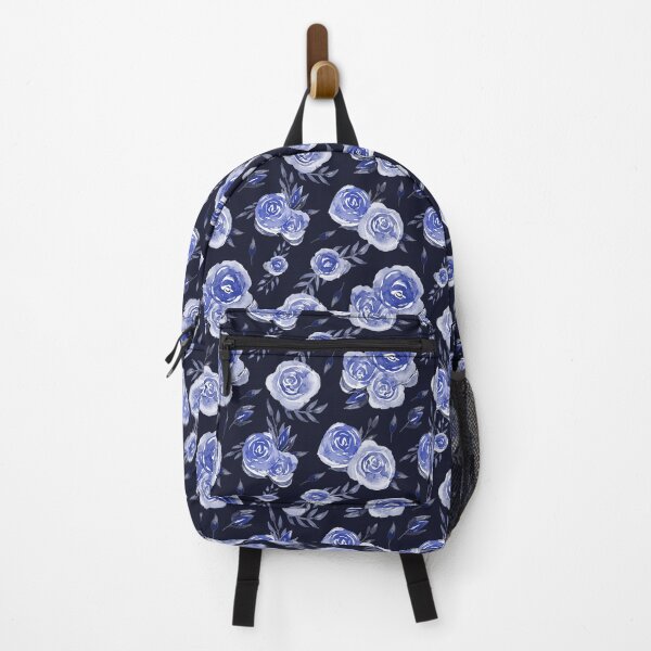 Item preview, Monochrome Blue Roses Watercolour designed and sold by angelspaperia.