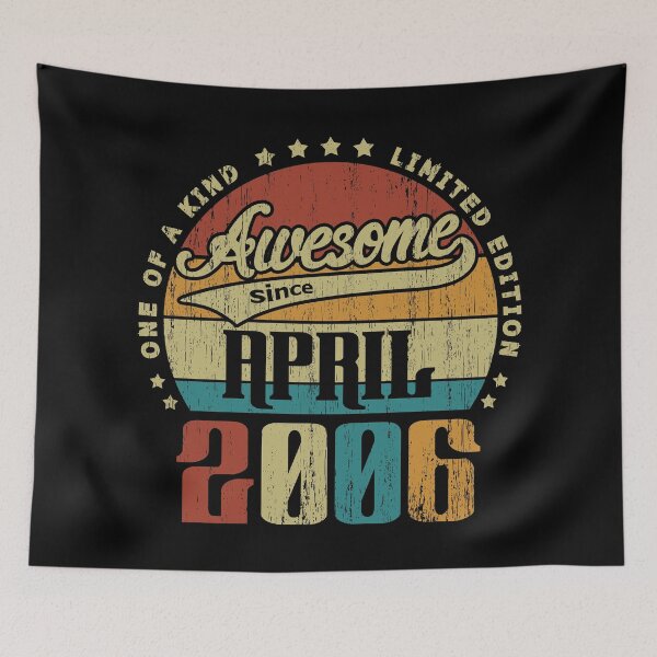 Item preview, Vintage Abril de 2006 Único en su clase desde abril de 2006 Regalo de cumpleaños número 15 15 años designed and sold by Takatv.