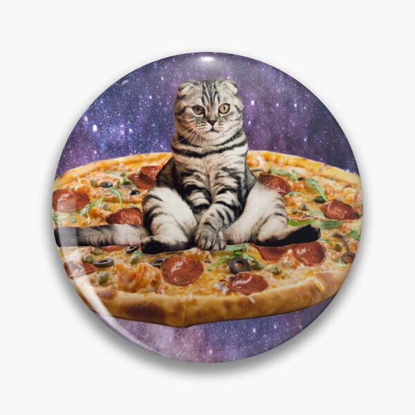 Item preview, Pizza Cat in Space designed and sold by MeowMerch.