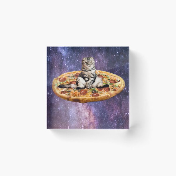 Item preview, Pizza Cat in Space designed and sold by MeowMerch.