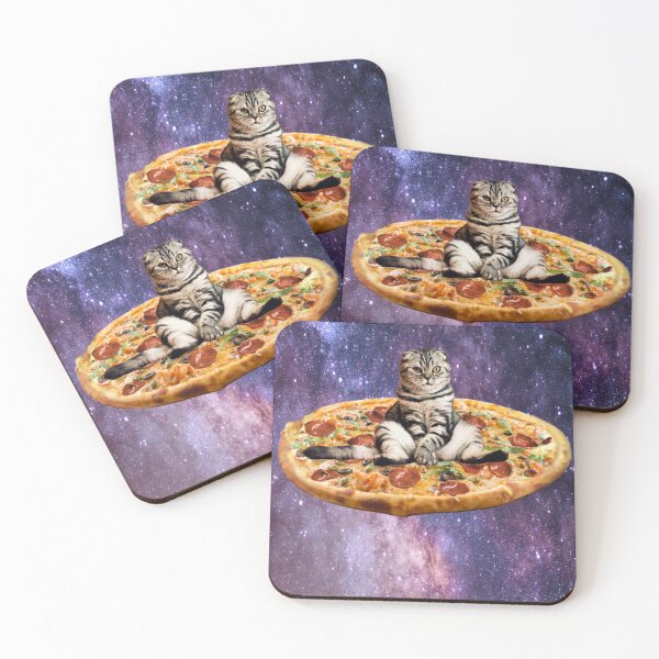 Item preview, Pizza Cat in Space designed and sold by MeowMerch.