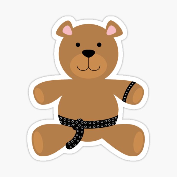 Teddy Bear Song Stickers Redbubble - little teddy bear roblox