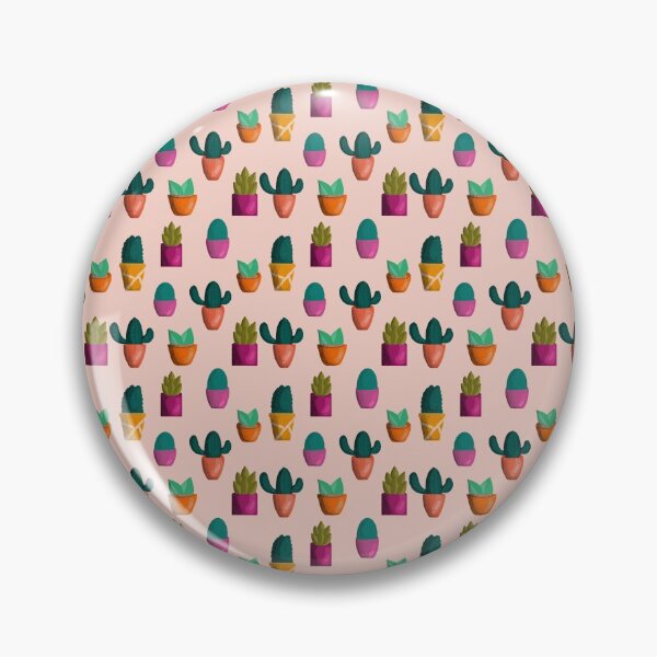 Item preview, plantas en maceta- patrón de cactus designed and sold by Vinaerick.