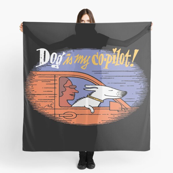 Dog Is My Co-Pilot! Scarf