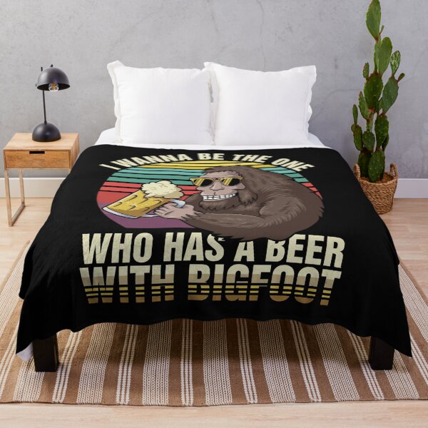 Item preview, Beer with Bigfoot designed and sold by PrintedLemon.