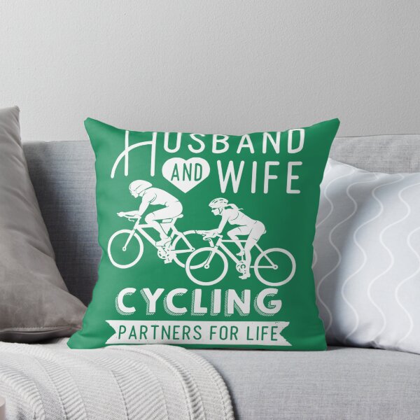Item preview, Marido y mujer, compañeros de ciclismo de por vida designed and sold by GeniusDesignArt.