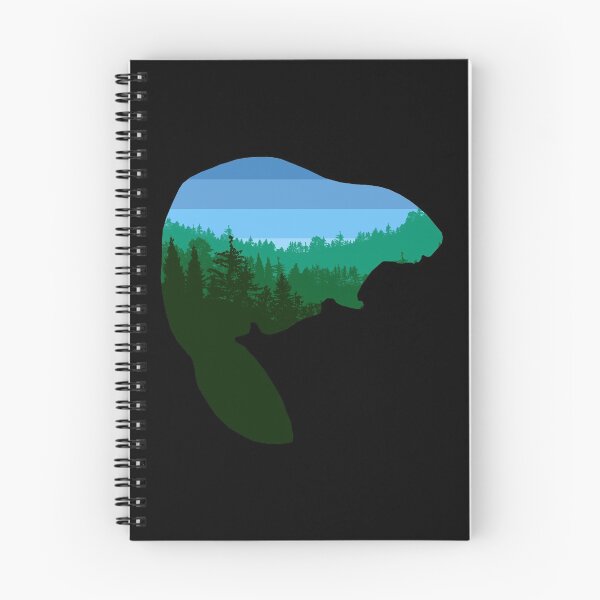 Item preview, Evergreen Forest Beaver Outline designed and sold by CJS-Art.
