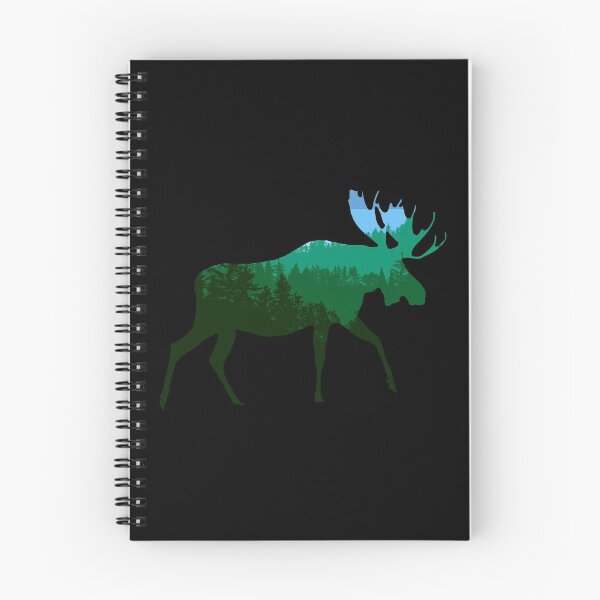 Item preview, Evergreen Forest Moose Outline designed and sold by CJS-Art.