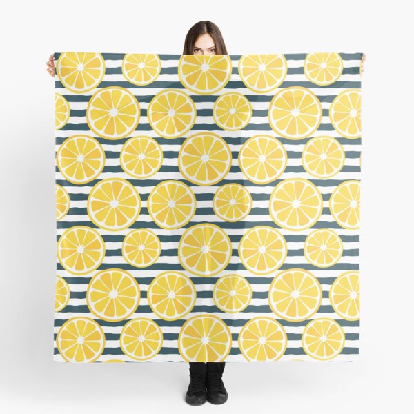 Lemons and Stripes Scarf