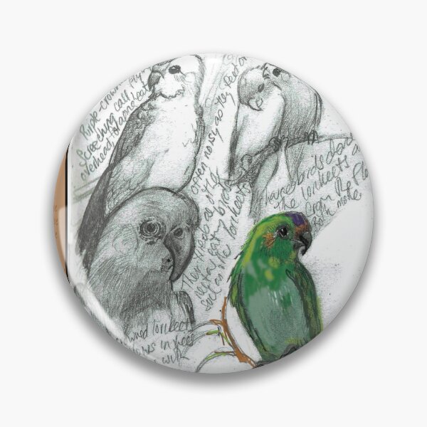 Item preview, Purple-crowned lorikeet (Glossopsitta porphyrocephala) designed and sold by Julie Fearns-Pheasant.