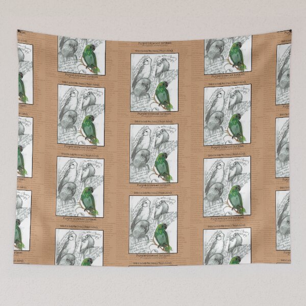 Item preview, Purple-crowned lorikeet (Glossopsitta porphyrocephala) designed and sold by Julie Fearns-Pheasant.