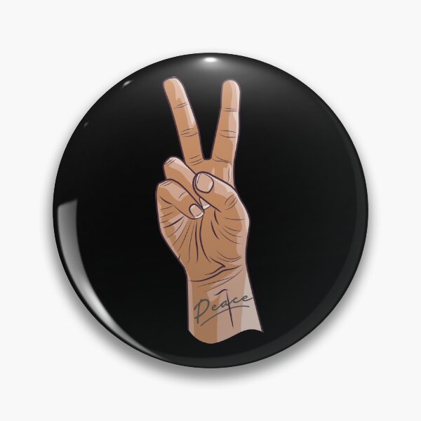 Item preview, Non violence - Peace hand signal designed and sold by Bubsart78.