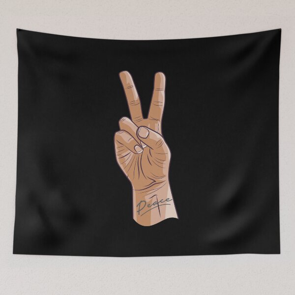Item preview, Non violence - Peace hand signal designed and sold by Bubsart78.