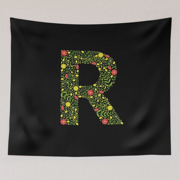 Item preview, Letter R Monogram personalised name print  designed and sold by melbournegirl.