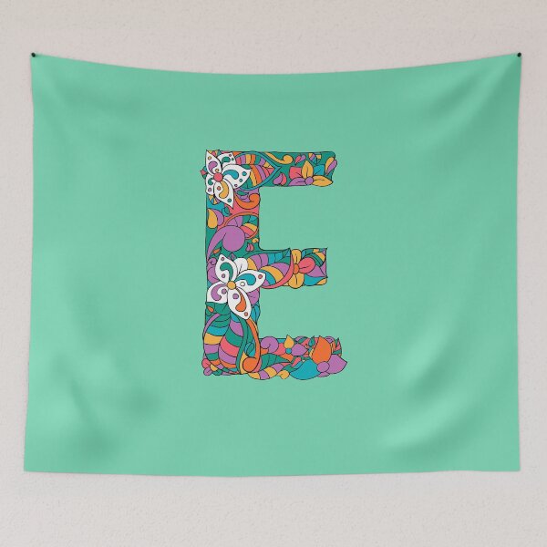 Item preview, Letter E Monogram personalized name print  designed and sold by melbournegirl.