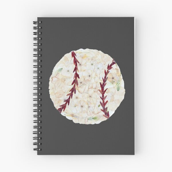 Item preview, Pressed Flower Baseball Design, Baseball Art, Pressed Flowers designed and sold by PressedbyHNL.