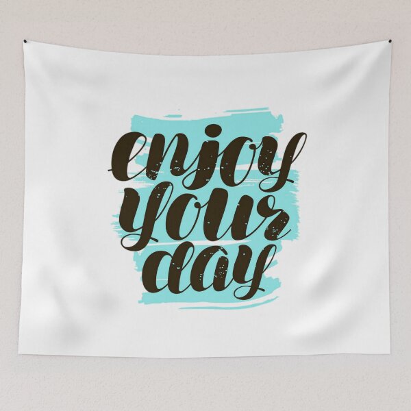 Item preview, Enjoy your day typography good inspirational vibes quote designed and sold by Sovik Goswami.