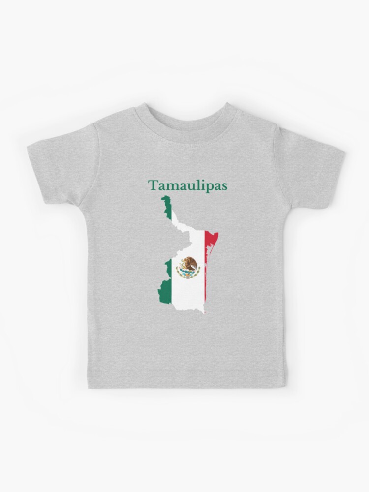 Thumbnail 1 of 2, Kids T-Shirt, Tamaulipas State Map, Mexico. designed and sold by marosharaf.