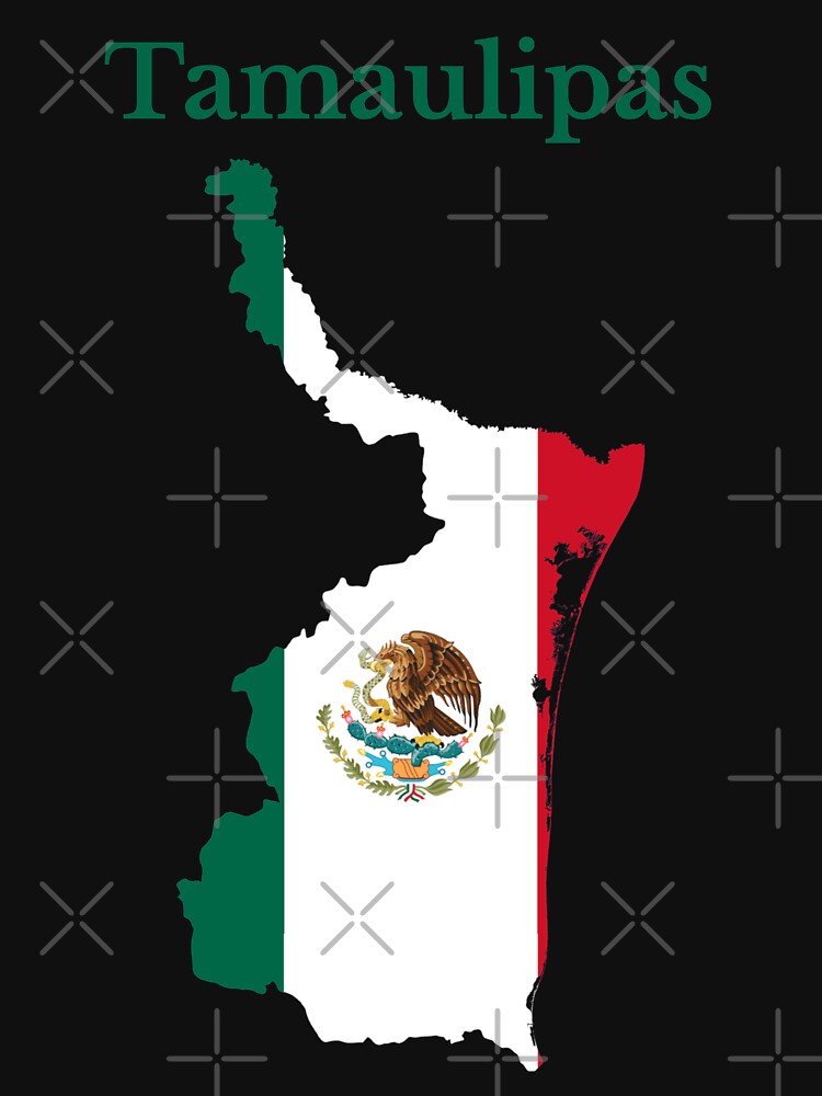 Thumbnail 7 of 7, Active T-Shirt, Tamaulipas State Map, Mexico. designed and sold by marosharaf.