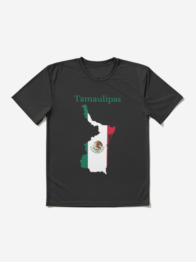 Thumbnail 2 of 7, Active T-Shirt, Tamaulipas State Map, Mexico. designed and sold by marosharaf.