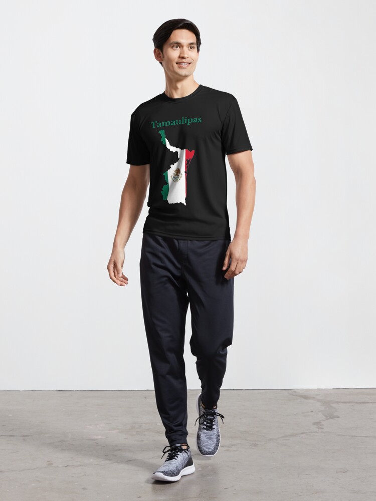 Thumbnail 5 of 7, Active T-Shirt, Tamaulipas State Map, Mexico. designed and sold by marosharaf.