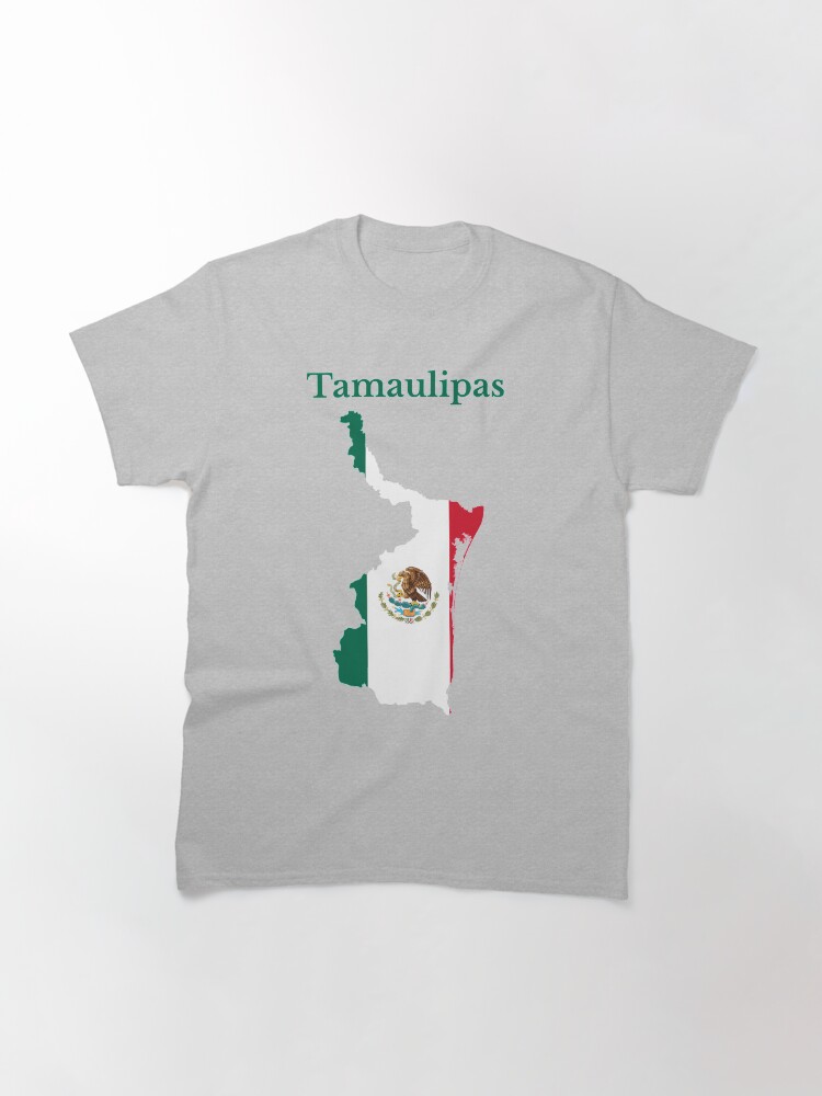 Thumbnail 3 of 7, Classic T-Shirt, Tamaulipas State Map, Mexico. designed and sold by marosharaf.