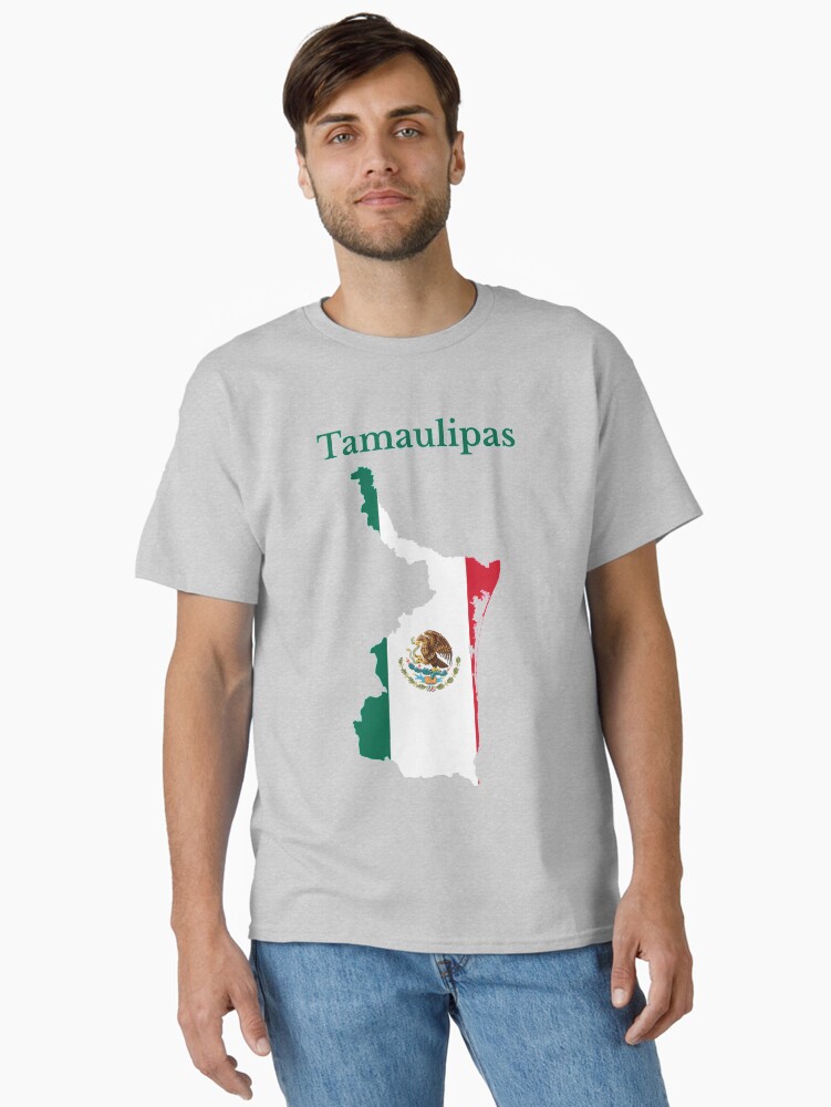 Thumbnail 1 of 7, Classic T-Shirt, Tamaulipas State Map, Mexico. designed and sold by marosharaf.