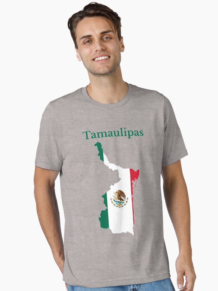 Thumbnail 1 of 7, Essential T-Shirt, Tamaulipas State Map, Mexico. designed and sold by marosharaf.