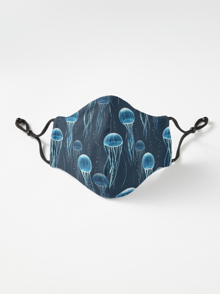 Alternate view of Glowing jellyfish Mask