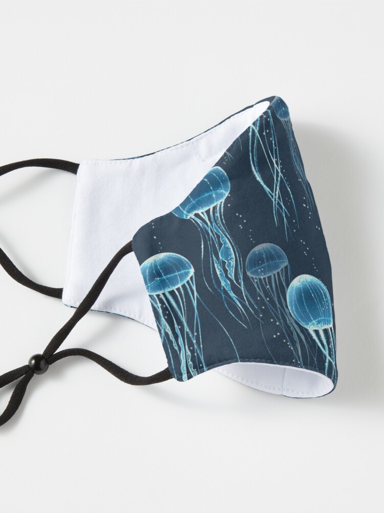Alternate view of Glowing jellyfish Mask