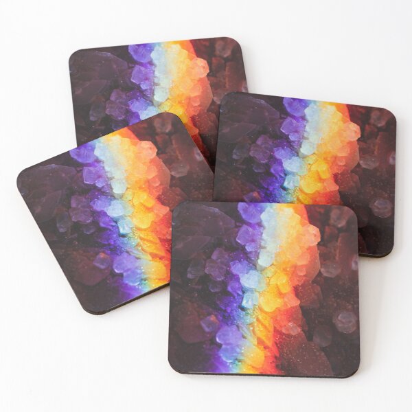 Item preview, Iridescent natural tructured geometric Calcite crystals. designed and sold by FENIO.