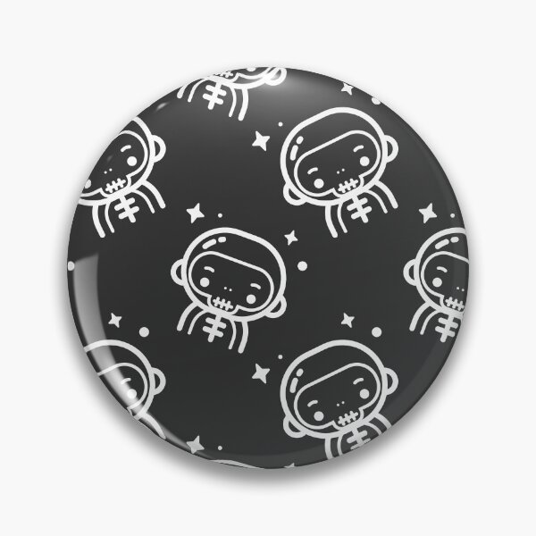 Item preview, Happy Halloween Holiday | Spooky Skeleton Line Art Cartoon Pattern designed and sold by Ainbowz-Artwork.