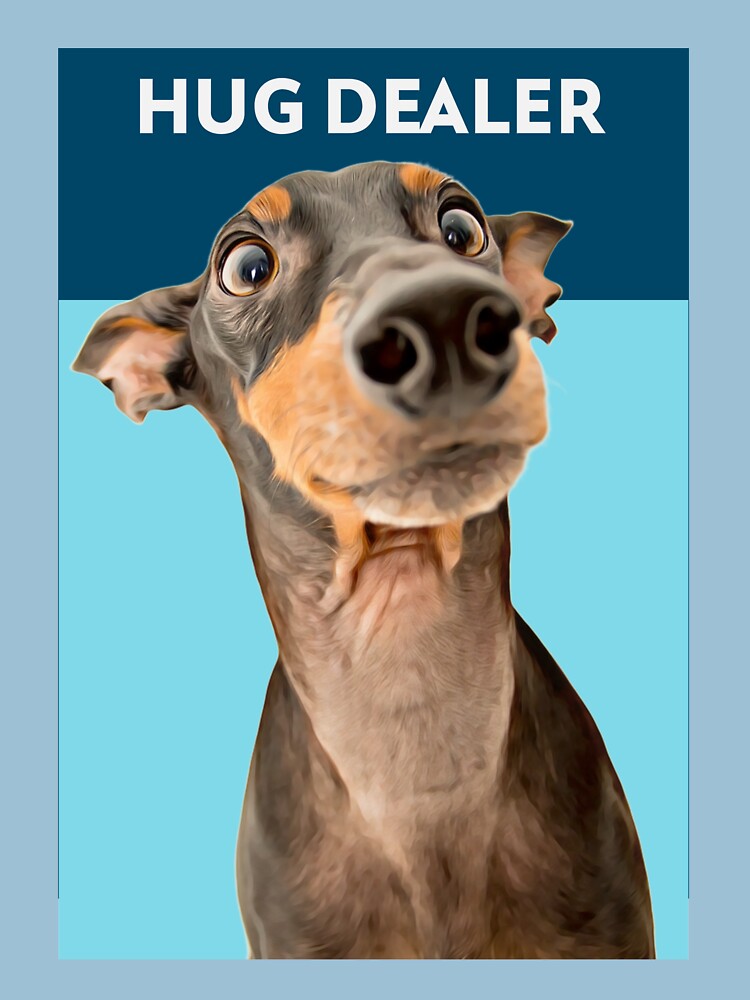 "Hug Dealer (Doberman Pincher dog)" T-shirt by HamiltonmagicTs | Redbubble