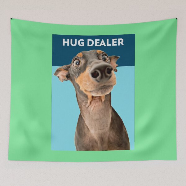 Item preview, Hug Dealer (Doberman Pincher dog) designed and sold by HamiltonmagicTs.