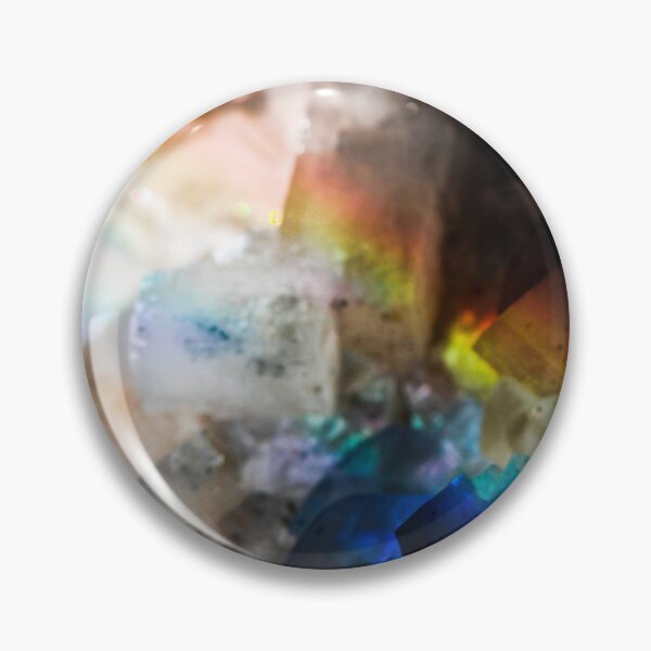Item preview, Iridescent natural tructured geometric Calcite crystals.  designed and sold by FENIO.