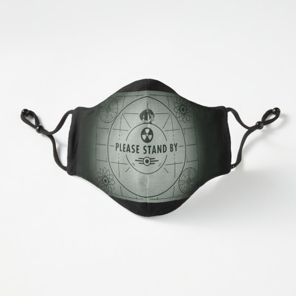 please stand by face mask Fitted 3-Layer