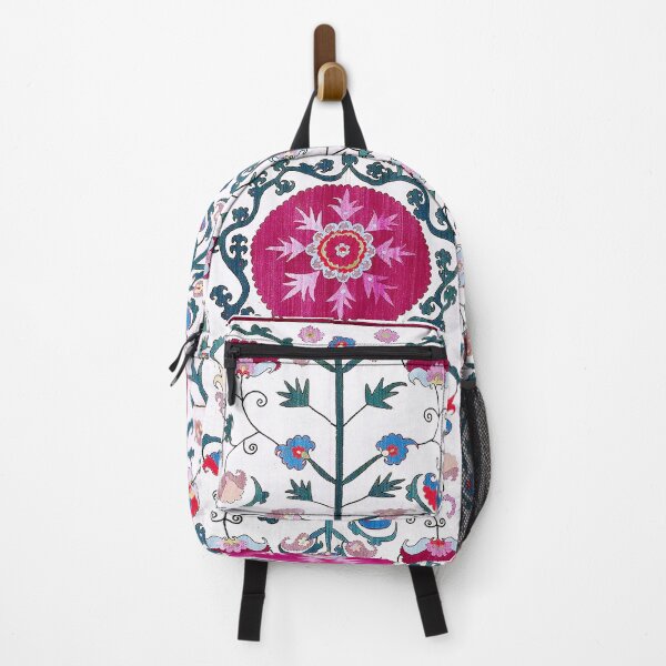 Item preview, Lakai Suzani Vintage Boho Uzbekistan Embroidery Print  designed and sold by Vicky Brago-Mitchell®.