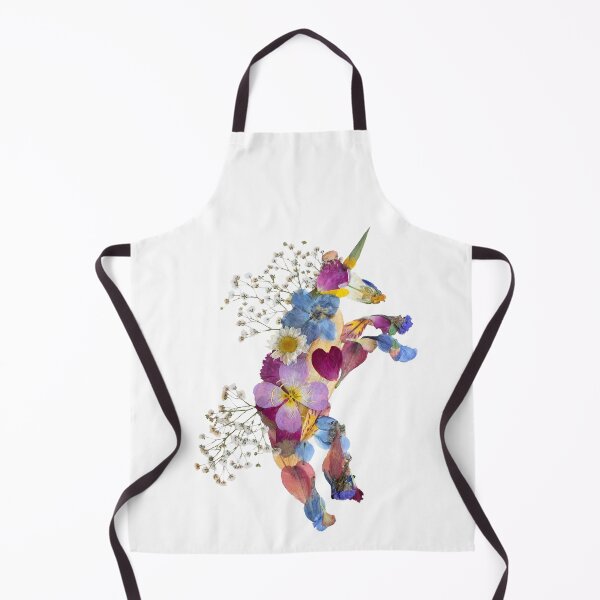 Item preview, Pressed Flower Unicorn Design, Unicorn Art, Pressed Flowers designed and sold by PressedbyHNL.
