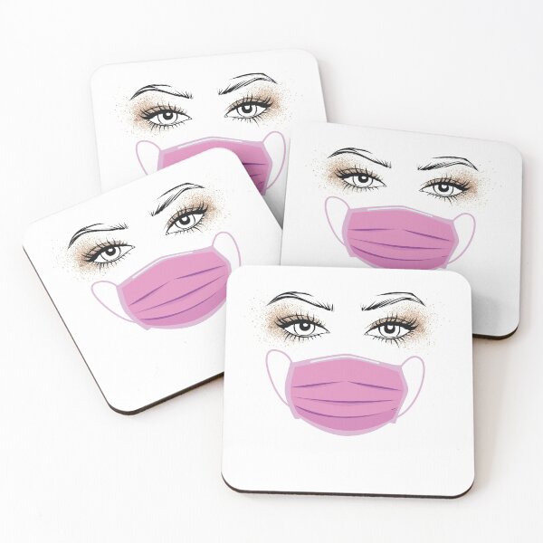 Item preview, Mask And Eyes Stay Healthy Wash Your Hands designed and sold by Two Left Hands Design.