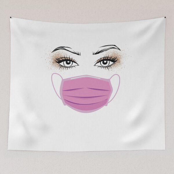 Item preview, Mask And Eyes Stay Healthy Wash Your Hands designed and sold by Two Left Hands Design.